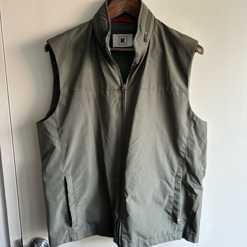 Kiton Kired Olive Tech Vest